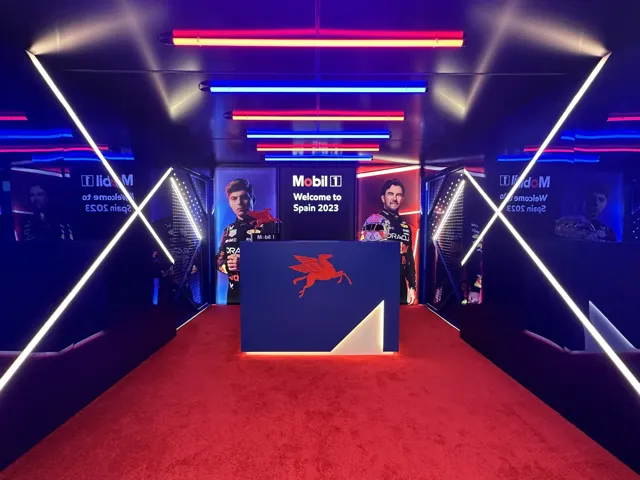 Brand activation at premium sporting venue